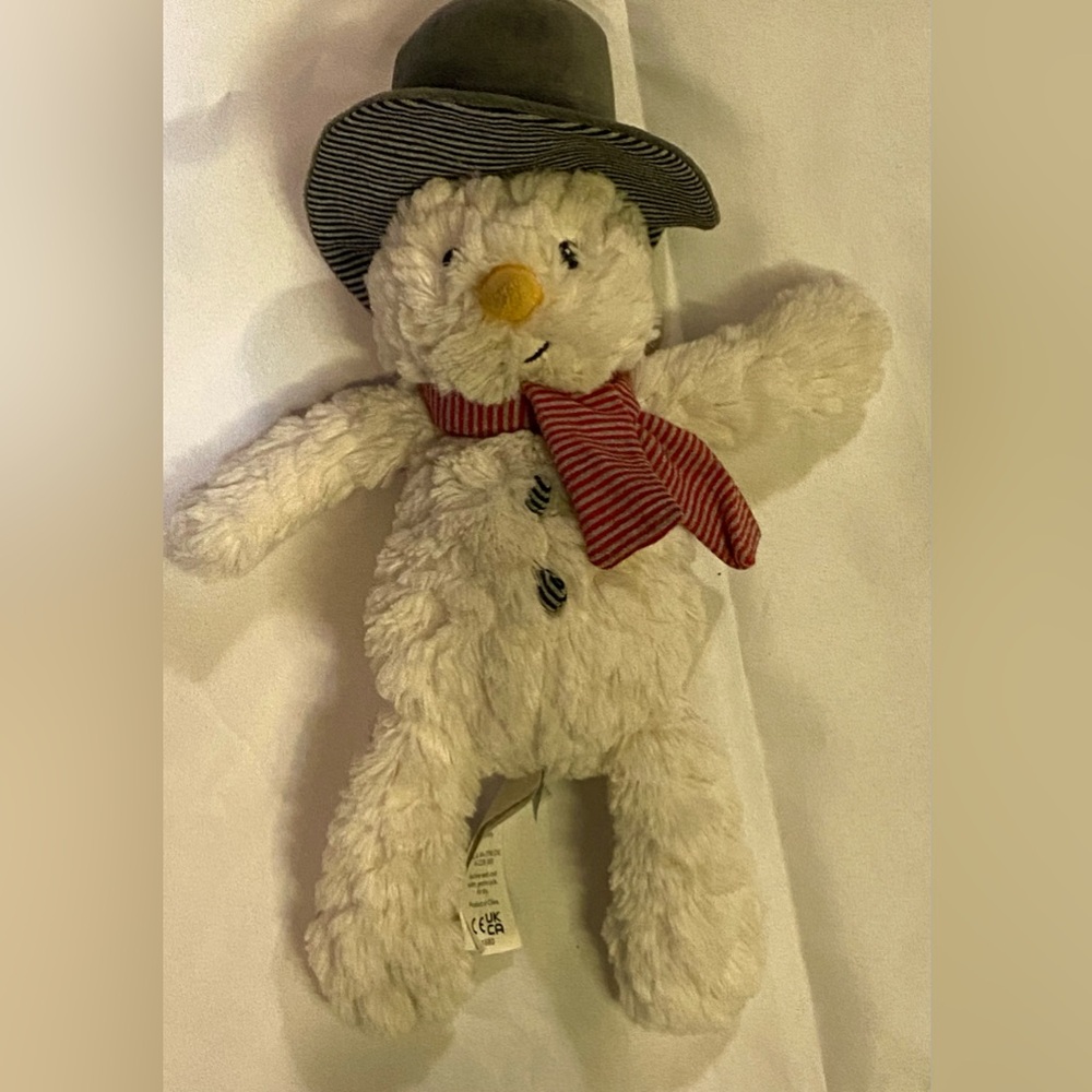 Mary Meyer Putty Blizzard Snowman 12” Winter Christmas Plush